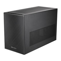 SilverStone SUGO 17 Compact Micro-ATX Case Black