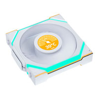 Lian Li UNI FAN SL Wireless Reverse Blade LCD 120mm ARGB PWM Fan White