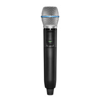 (Open Box) Shure GLXD2+/B87A-Z4 Digital Wireless Dual Band Handheld Transmitter