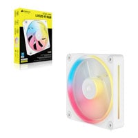 Corsair iCUE LINK LX120-R RGB 120mm PWM Reverse Single 120mm Fan Expansion Kit - White