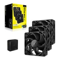 Corsair iCUE LINK RX120 MAX Black 120mm PWM Thick Fan Starter Kit 3 Pack