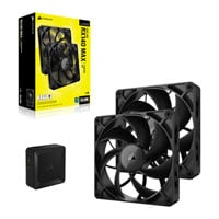 Corsair iCUE LINK RX140 MAX Black 140mm PWM Thick Fan Starter Kit 2 Pack