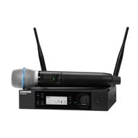 (Open Box) Shure - GLXD24R+UK/B87A-Z4- Digital Wireless Rack System with BETA®87A Vocal Mic