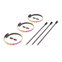 HYTE LS10 qRGB 330mm Light Strips 3PK Black