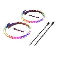 HYTE LS30 qRGB 1000mm Light Strips 2PK Black