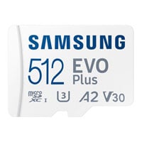 Samsung EVO Plus 512GB MicroSDXC Card UHS-I U3 with SD Adapter