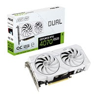 ASUS NVIDIA GeForce RTX 4070 SUPER 12GB DUAL WHITE EVO OC Ada Lovelace Graphics Card