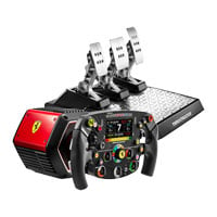 Thrustmaster T818 Ferrari SF1000 Simulator Kit & T-LCM Magnetic & Load Cell Racing Pedal Set Bundle