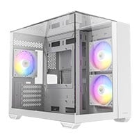 Antec CX600M Trio ARGB Mini Tower Tempered Glass White PC Gaming Case