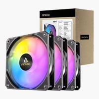 Antec P12 ARGB 120mm PWM Case Fan Black 3PK