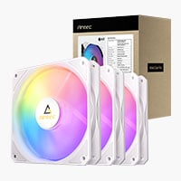 Antec P12 ARGB 120mm PWM Case Fan White 3PK