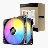 Antec P14 ARGB 140mm PWM Case Fan Black 2PK