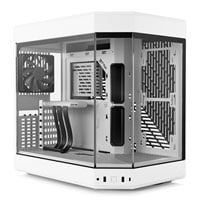 HYTE Y60 Snow White 3-Piece Tempered Glass Dual Chamber Mid-Tower ATX Case