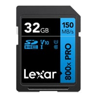 Lexar 800x PRO SDXC UHS-I Card Blue Series 32GB