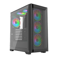 VIDA Versa Black Tempered Glass Mid Tower Chassis