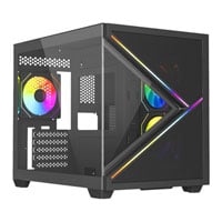 Vida Arcade Black Tempered Glass Micro-ATX PC Gaming Case