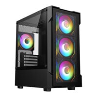 CiT Bolt Tempered Glass Black MicroATX Gaming Case