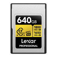 Lexar Professional GOLD CFexpress 4.0 Type A Card 640GB