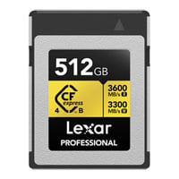 Lexar Professional Gold 512GB CFexpress 4.0 Type B  Memory Card