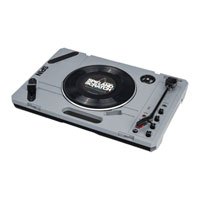 (B-Stock) Reloop Spin Portable turntable, AUX input, MP3 Recording, Built-In Speaker,  Bluetooth