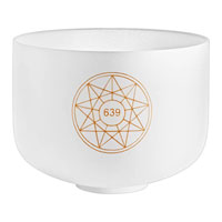 (Open Box) Meinl Sonic Energy Solfeggio Crystal Singing Bowl 10"", Fa 639 Hz, Note D#4