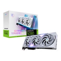 MSI NVIDIA GeForce RTX 5080 16GB GAMING TRIO OC WHITE Blackwell Graphics Card