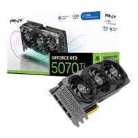 PNY NVIDIA GeForce RTX 5070 Ti 16GB Overclocked Triple Fan Blackwell Graphics Card