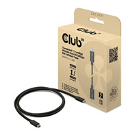 Club3D 1-Metre Thunderbolt 5 (80Gbps) Black USB-C to USB-C Cable