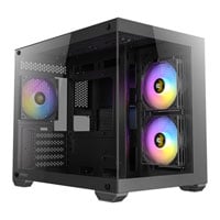 Antec CX600M ARGB micro-ATX Mini Tower Tempered Glass Black PC Gaming Case