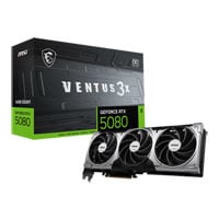 MSI NVIDIA GeForce RTX 5080 16GB VENTUS 3X OC Blackwell Graphics Card