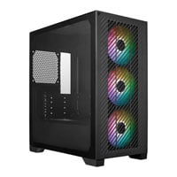 Cooler Master Elite 301 MicroATX Tempered Glass Black PC Gaming Case