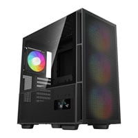 Refurbished DeepCool CH560 Digital Tempered Glass Mid Tower Black Gaming Case