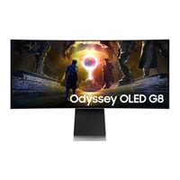 Samsung Odyssey G85SD 34" UWQHD OLED HDR FreeSync Premium Pro Curved Gaming Monitor