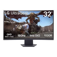 Open Box LG 32" 32GS60QC-B QHD 180Hz FreeSync Gaming Monitor