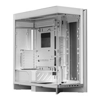 TRYX LUCA L70 White Mid-Tower Tempered Glass E-ATX PC Gaming Case