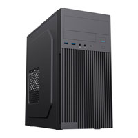 CiT Mentor Black MicroATX Office PC Case