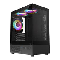 CIT Celsius Black MicroATX PC Gaming Case