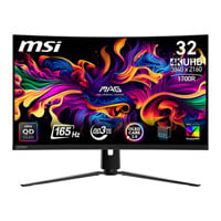 MSI MAG 321CUP QD-OLED 31.5" UHD 165Hz G-Sync Compatible Curved HDR Gaming Monitor