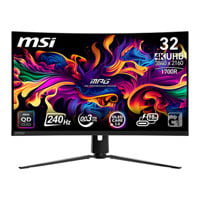 MSI 31.5" MPG 321CURX QD-OLED UHD 240Hz G-Sync Compatible Curved Monitor