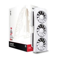 XFX Quicksilver AMD Radeon RX 9070 XT Magnetic Air Edition White 16GB Graphics Card