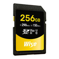 Wise SDXC UHS-II V60 Memory Card 256GB