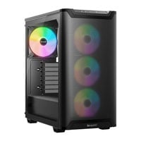 be quiet! Pure Base 501 LX Tempered Glass Window Black RGB Mid Tower PC Gaming Case