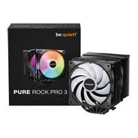 be quiet! BK043 Pure Rock Pro 3 LX Intel/AMD Black Dual Tower Performance Air CPU Cooler