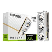 ZOTAC NVIDIA GeForce RTX 5080 SOLID OC WHITE 16GB Blackwell Graphics Card