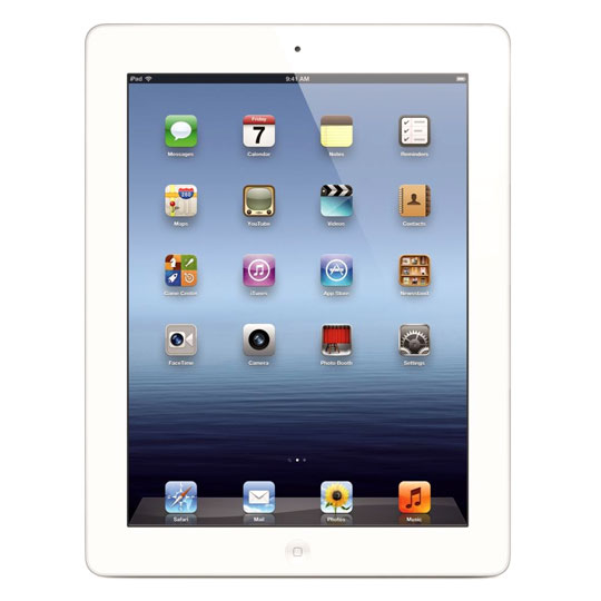 WHITE Apple iPad 4, 64GB WiFi Tablet outlet