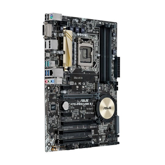 ASUS H170-Pro Motherboard with USB 3.1 Type A+C LN69602 - H170-PRO/USB 3.1  | SCAN UK