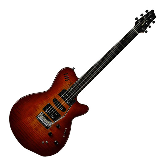 Godin xtSA Guitar (Light Burst Flame with Bag) LN80812 - 623501028672 |  SCAN UK