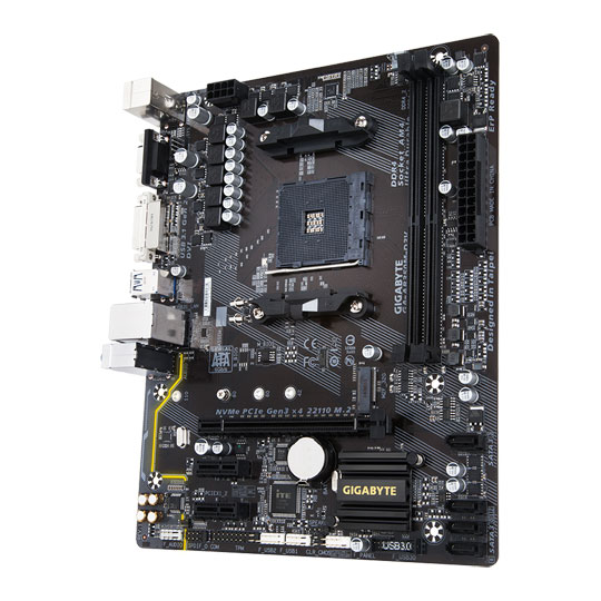 Gigabyte AMD AM4 Ryzen AB350M-D3V Micro ATX Motherboard LN87073 - GA ...