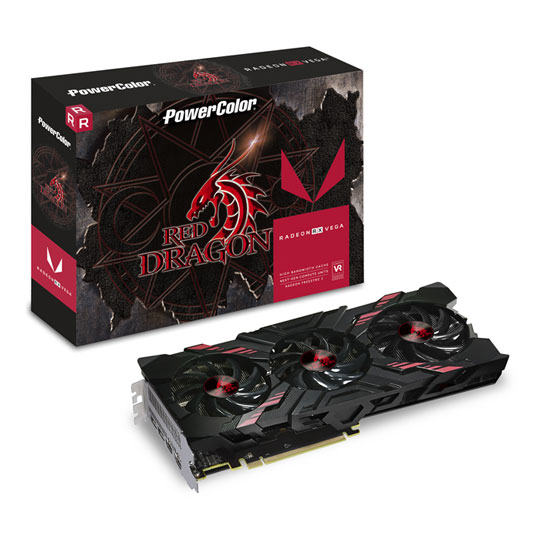 PowerColor AMD Radeon RX VEGA 56 8GB HBM2 Red Dragon Graphics Card