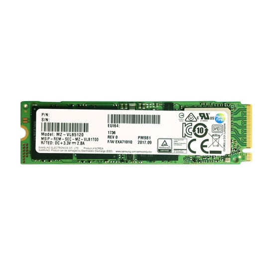 Samsung 256GB PM981 M.2 PCIe NVMe Performance SSD SSD/Solid State Drive ...